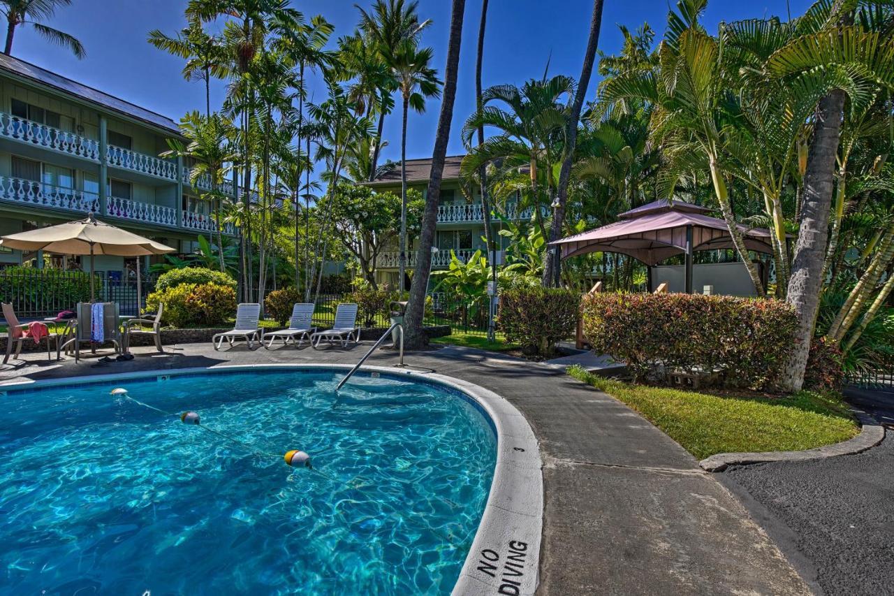 Kailua-Kona Islander Studio Lanai, Community Pool Apartment Bagian luar foto